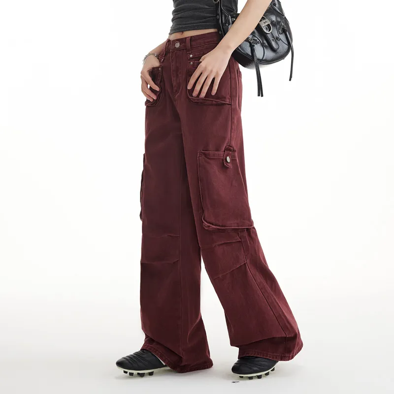 UNIFREE Jeans Women's Angora Red-5