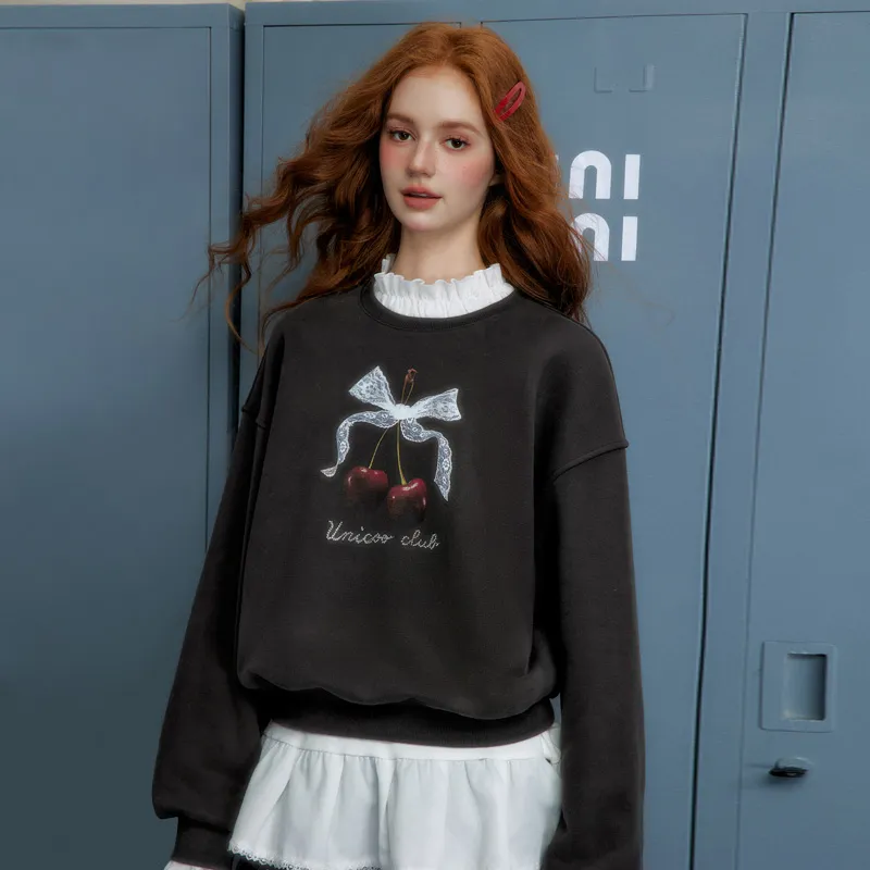 UNIFREE Sweatshirt Women's Black Gray Color-3
