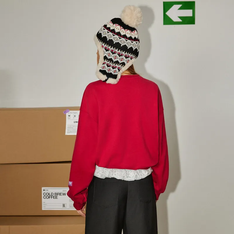UNIFREE Long Sleeved Sweatshirt Top Unisex-35