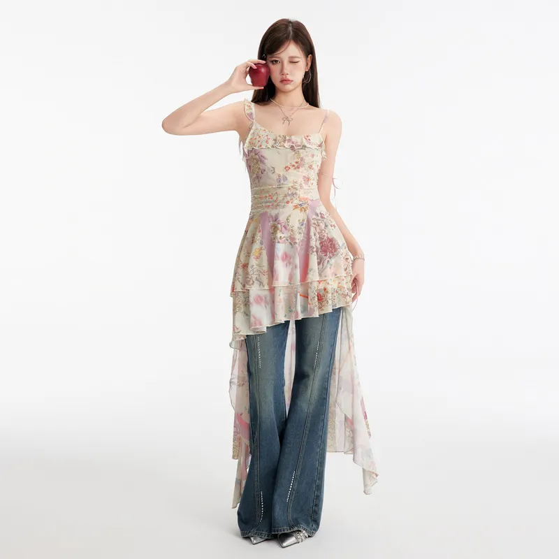 Unifree Slip Dresses Women's Yellow-6