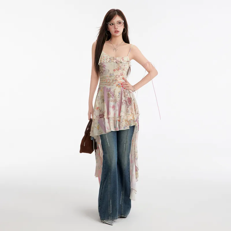 Unifree Slip Dresses Women's Yellow-3