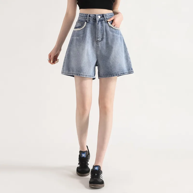 UNIFREE Denim Shorts Women's Blue-5