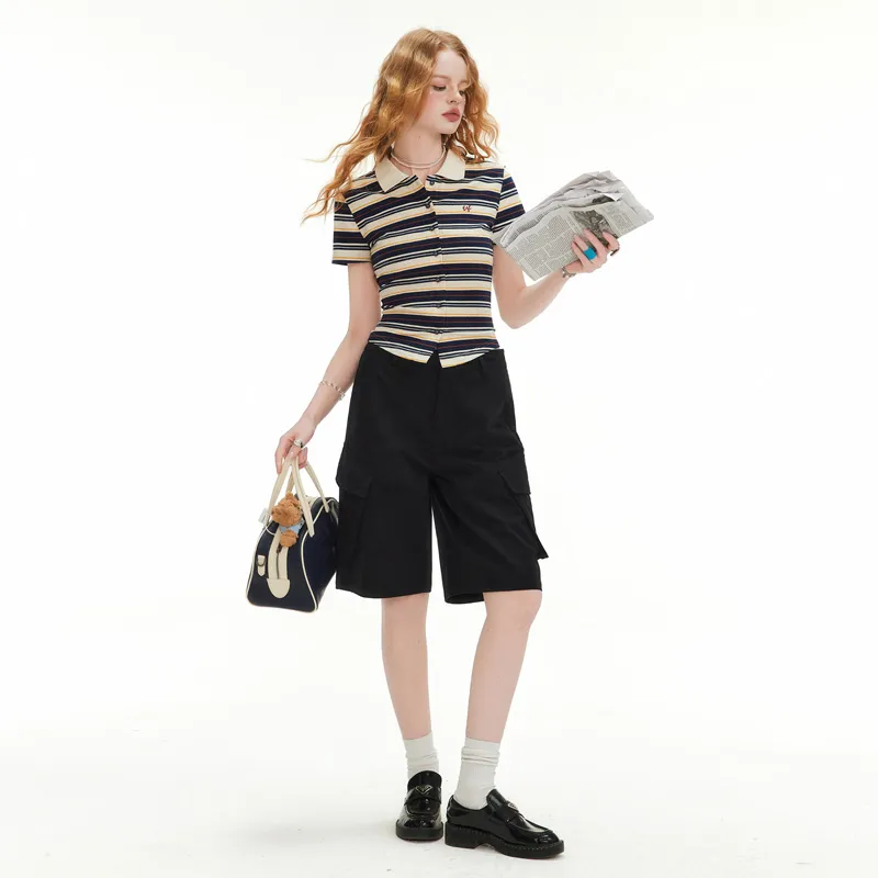 UNIFREE Casual Shorts Women's Black-3