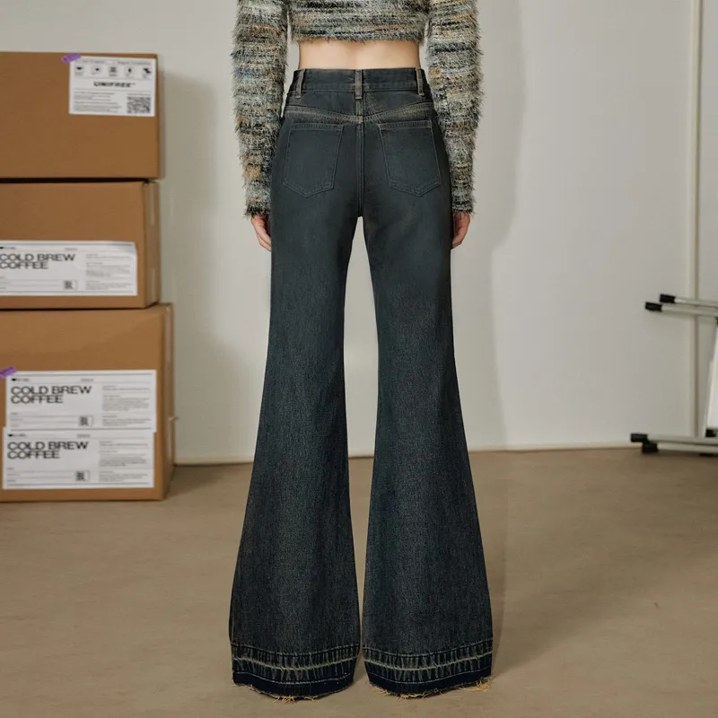 UNIFREE Jeans Women's Vintage Blue-5