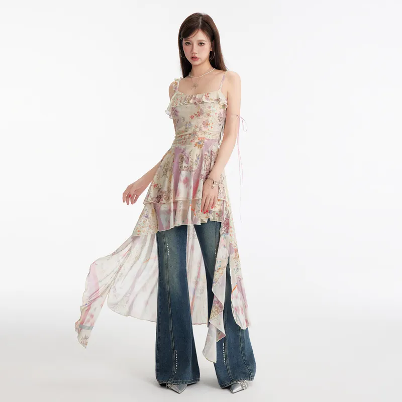 Unifree Slip Dresses Women's Yellow-5