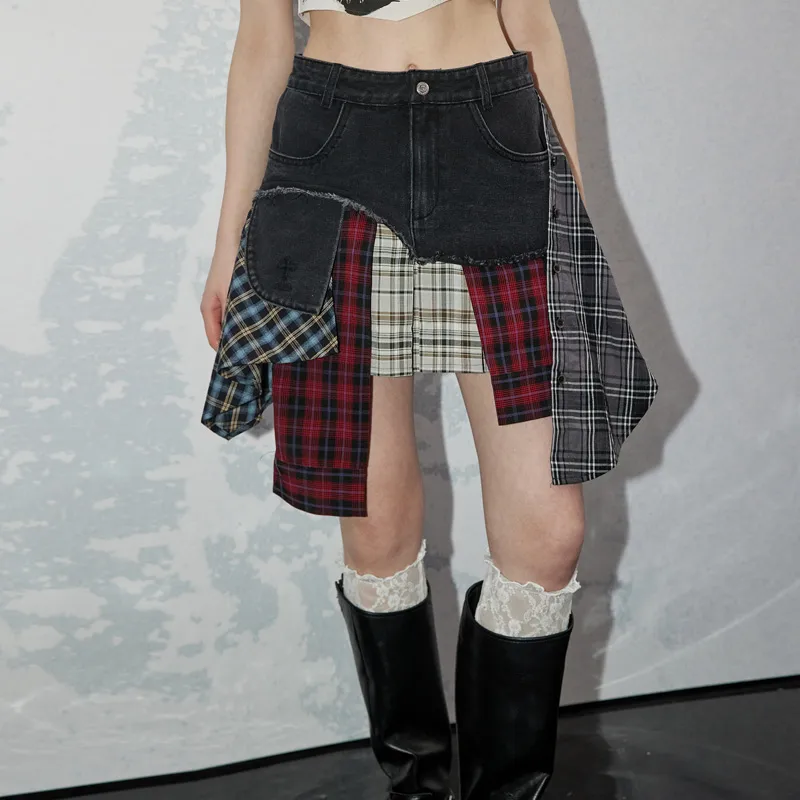 UNIFREE Denim Short Skirts Women's-10