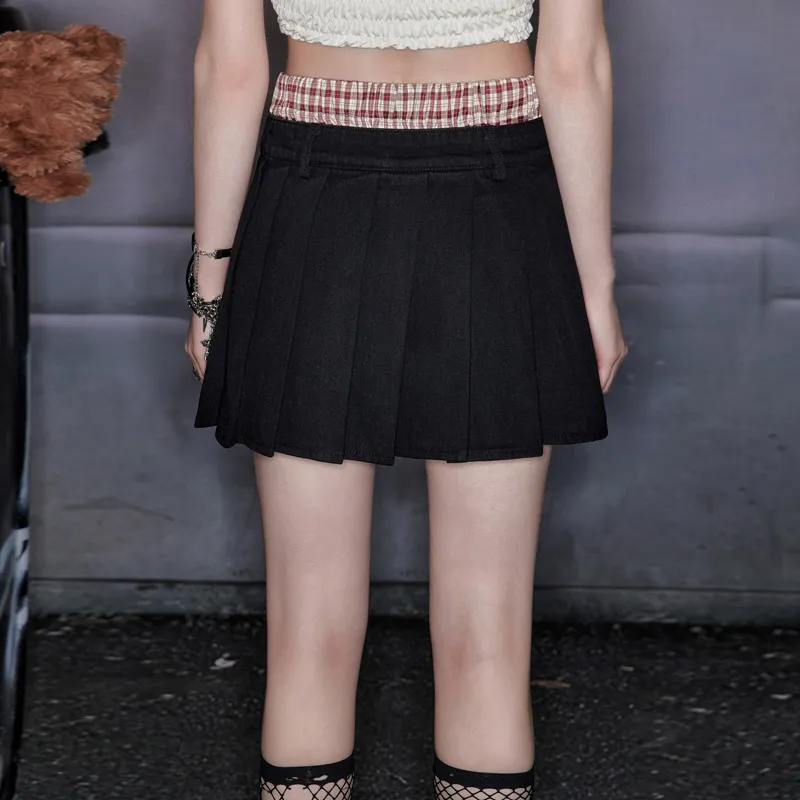 UNIFREE Denim Short Skirts Women's-3