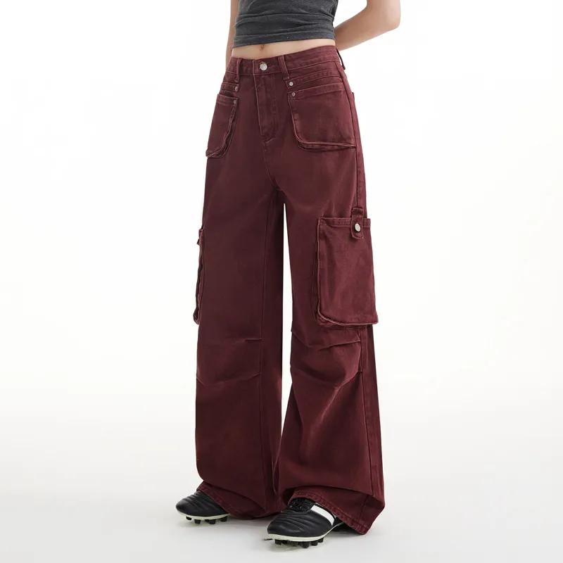 UNIFREE Jeans Women's Angora Red-4
