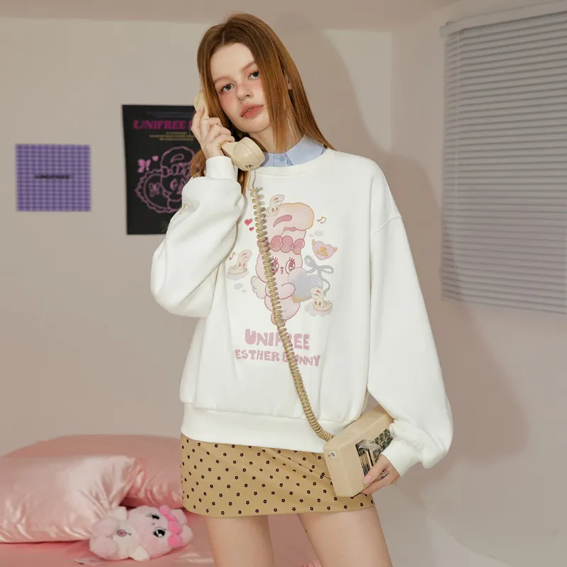 Unifree Sweatshirts Women's White-2