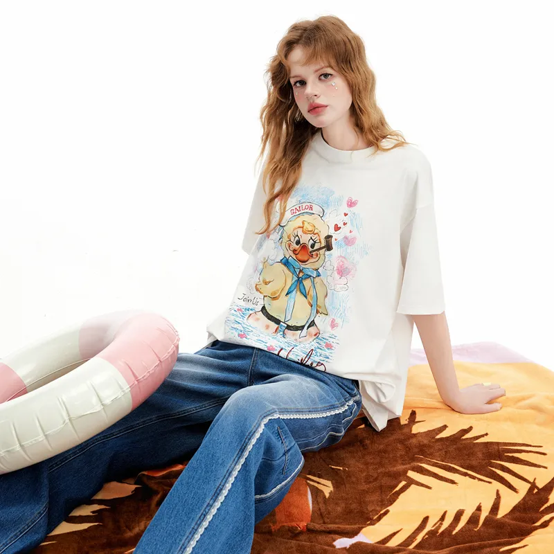 Unifree T Shirts Women's White-7