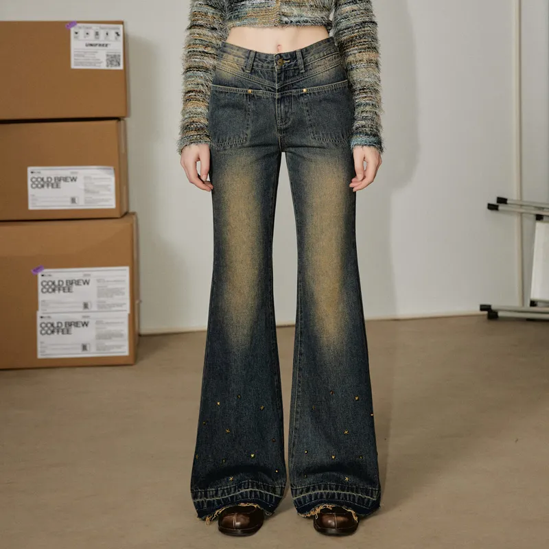 UNIFREE Jeans Women's Vintage Blue-2