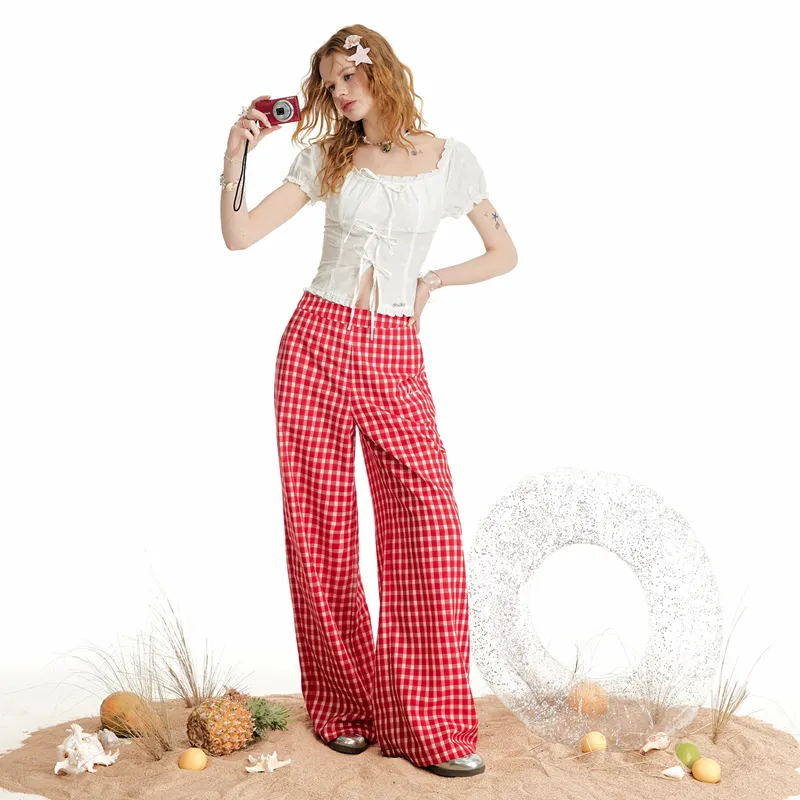 Unifree Casual Pants Women's Red-6