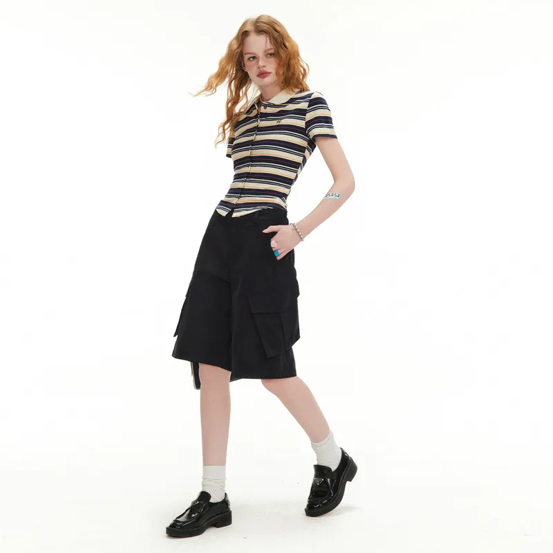 UNIFREE Casual Shorts Women's Black-5
