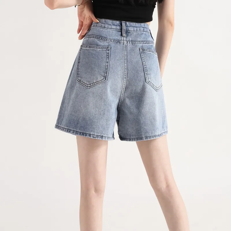 UNIFREE Denim Shorts Women's Blue-3