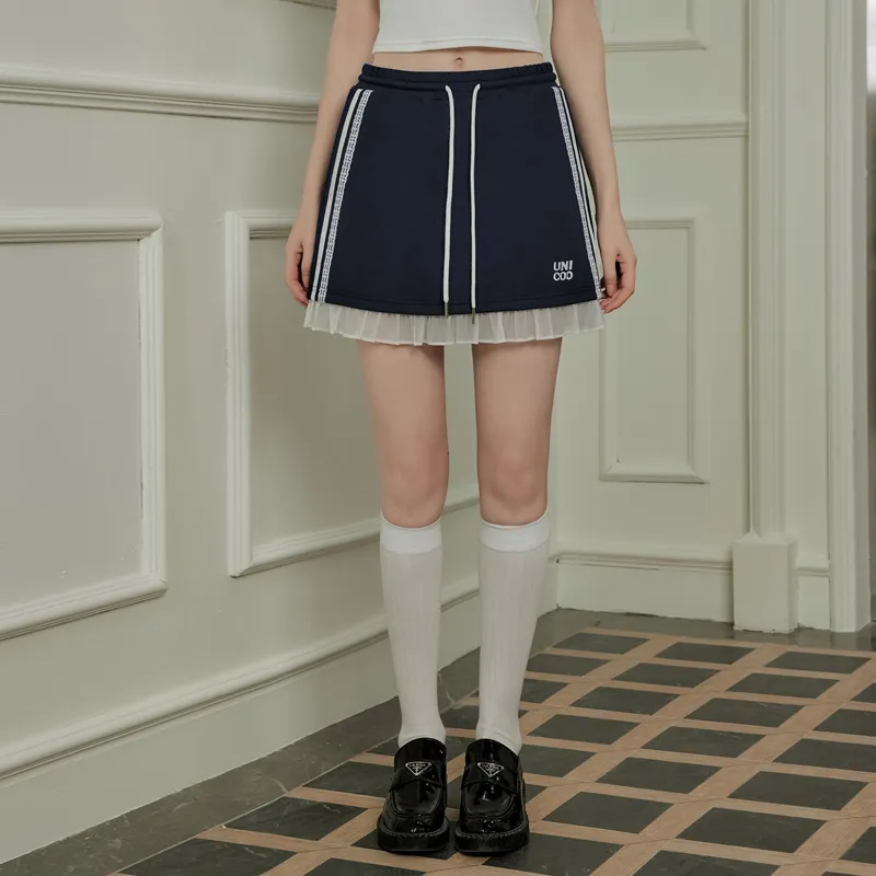 UNIFREE Casual Short Skirts Women's Navy Blue-7