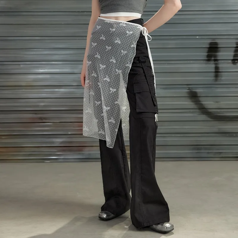 UNIFREE Casual Long Skirts Women's White-5