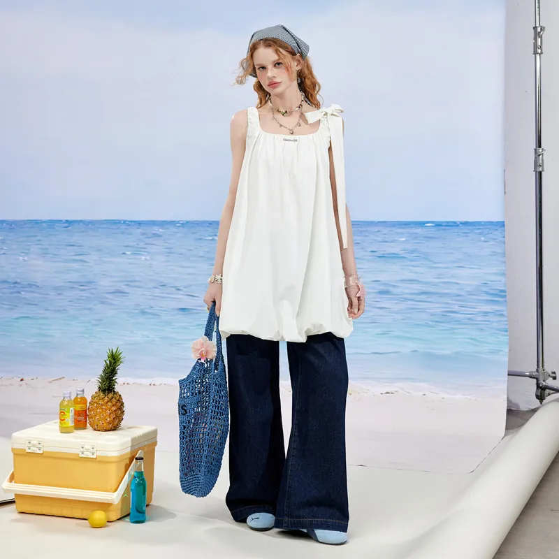 Unifree Slip Dresses Women's White-6