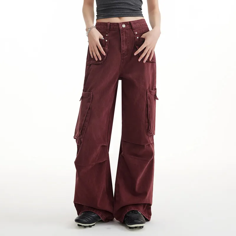 UNIFREE Jeans Women's Angora Red-6