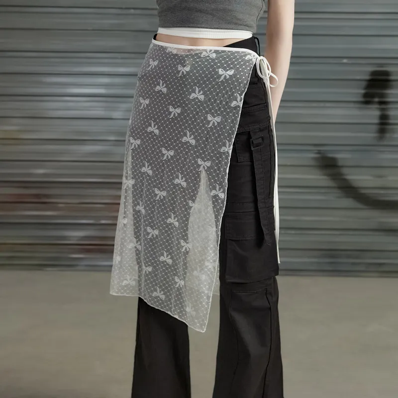 UNIFREE Casual Long Skirts Women's White-2