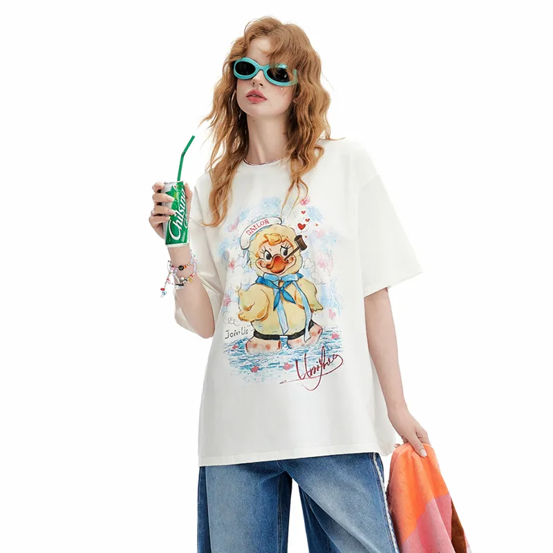 Unifree T Shirts Women's White-2