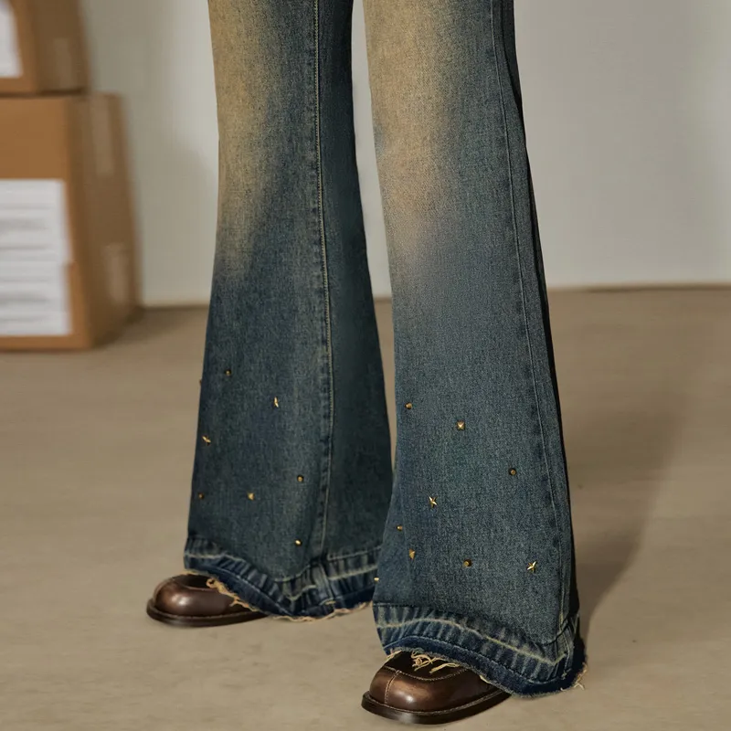 UNIFREE Jeans Women's Vintage Blue-4