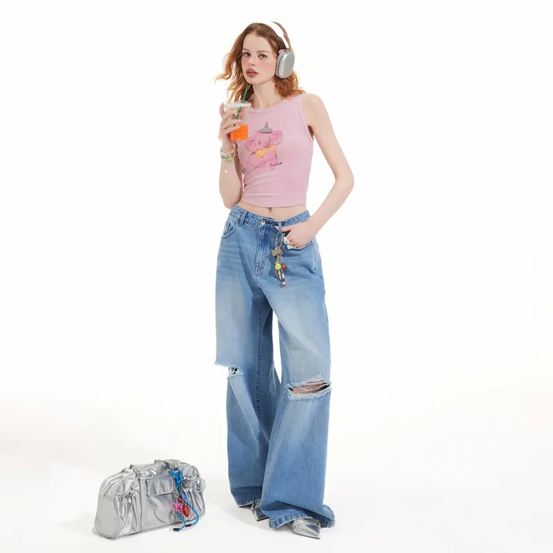 Unifree Jeans Women's Blue-4