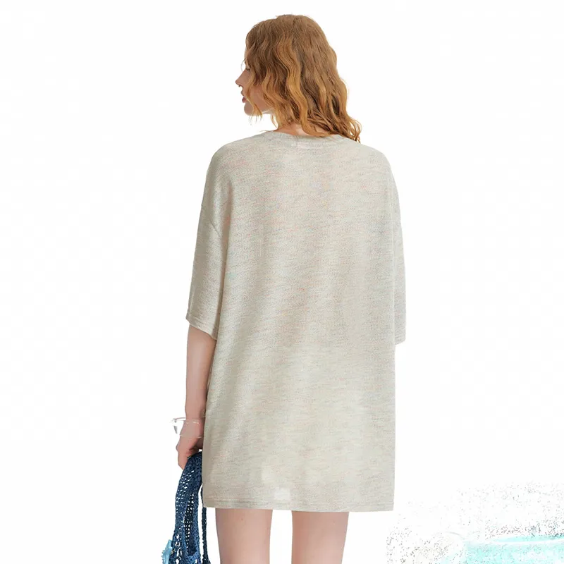 UNIFREE Drop Shoulder Sleeve T Shirt Women's-4