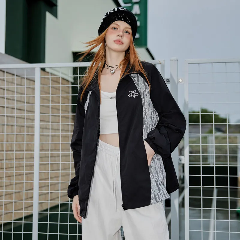 UNIFREE Cropped Coat Women's Black-3