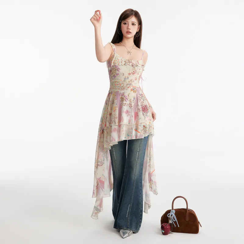Unifree Slip Dresses Women's Yellow-4