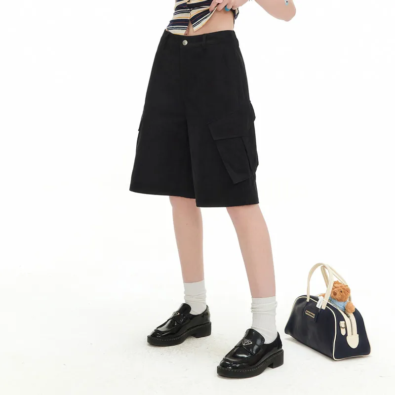 UNIFREE Casual Shorts Women's Black-2