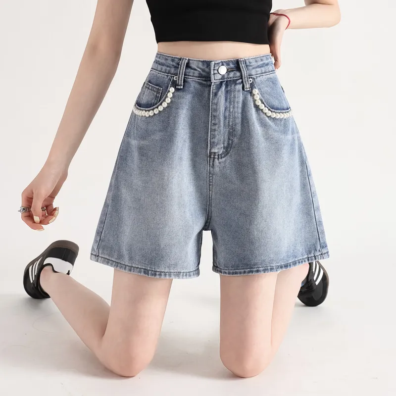 UNIFREE Denim Shorts Women's Blue-2