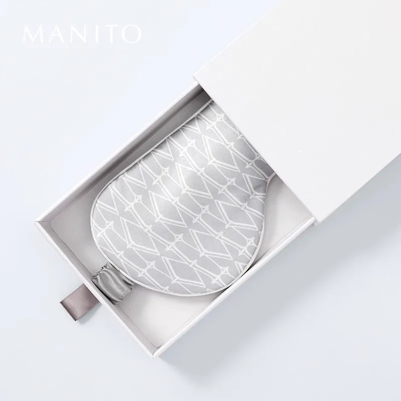 MANITO Fabric 90% Mulberry Silk, 10% Elastane, Filling 100% Mulberry Silk, 22 Micron Stretchy Satin Eye Masks-1