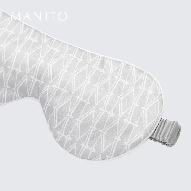 MANITO Fabric 90% Mulberry Silk, 10% Elastane, Filling 100% Mulberry Silk, 22 Micron Stretchy Satin Eye Masks-3