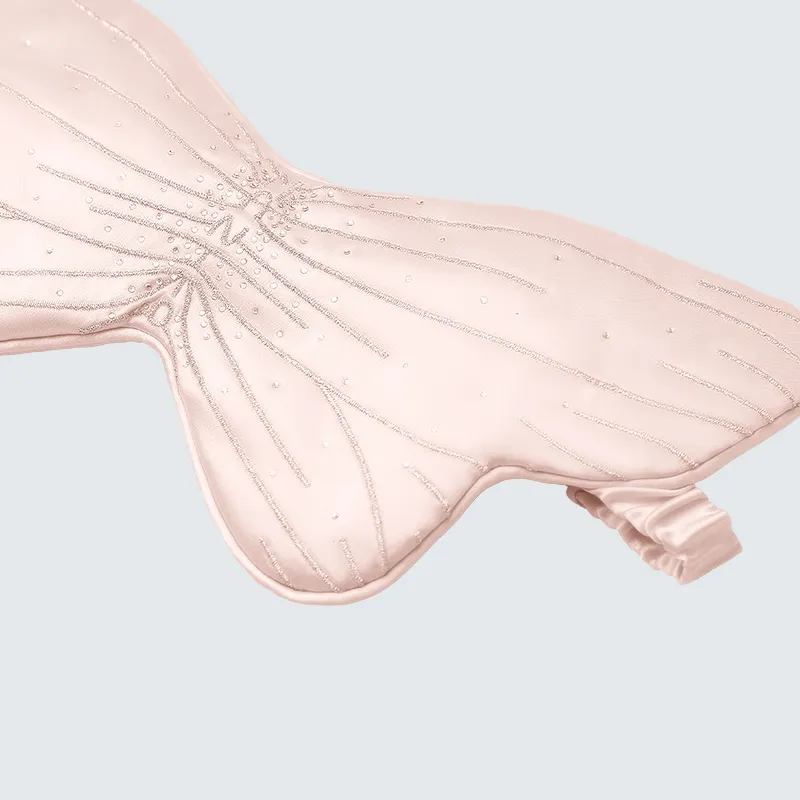 MANITO Sparkling Butterfly Mulberry Silk Eye Masks-2