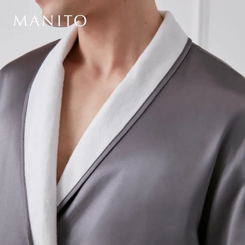MANITO Men Bath Robes-6