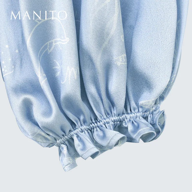 MANITO Nightgown Women's Blue Ocean-5