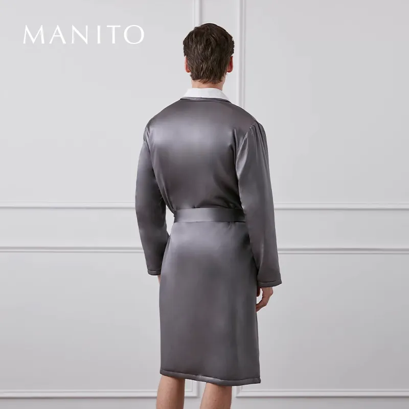 MANITO Men Bath Robes-5