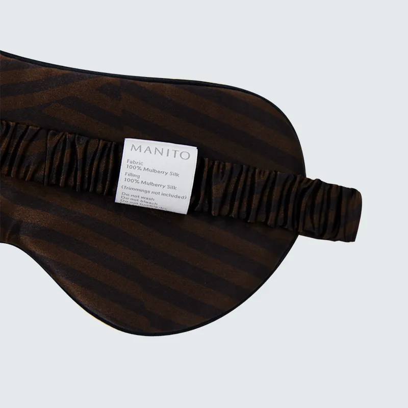 MANITO 100% Mulberry Silk Eye Mask Shading Skin Friendly Sleep-7
