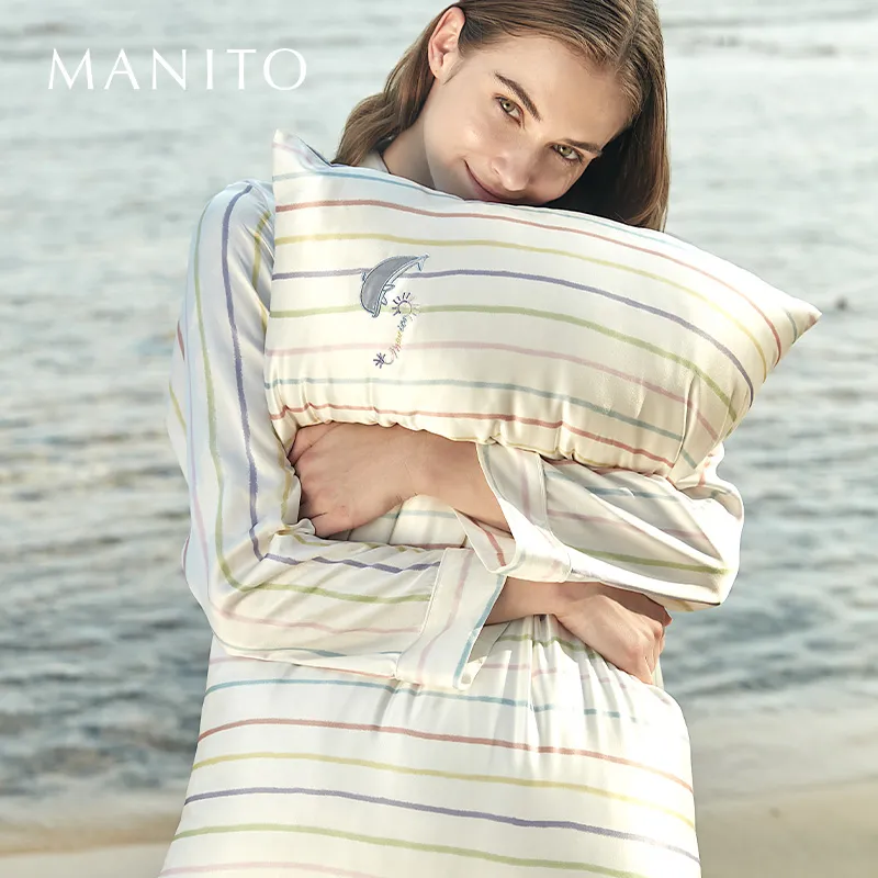 MANITO Mulberry Silk Eye Mask Hair Tie Pillowcase-2