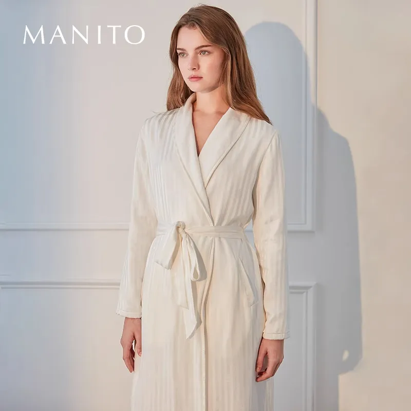 MANITO Women's Bath Robes-7