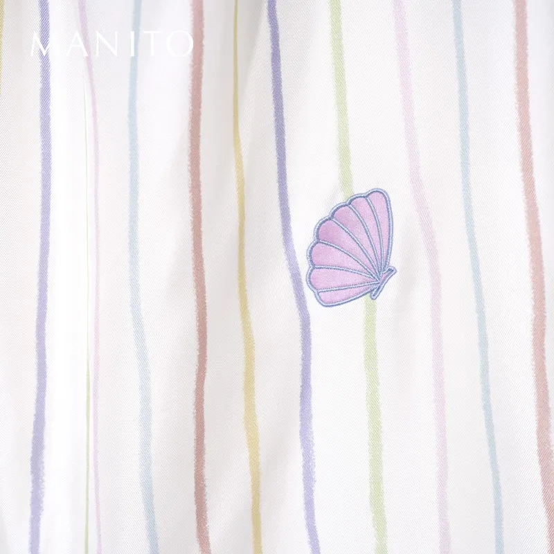 MANITO Nightgown Women's Rainbow Ocean-3