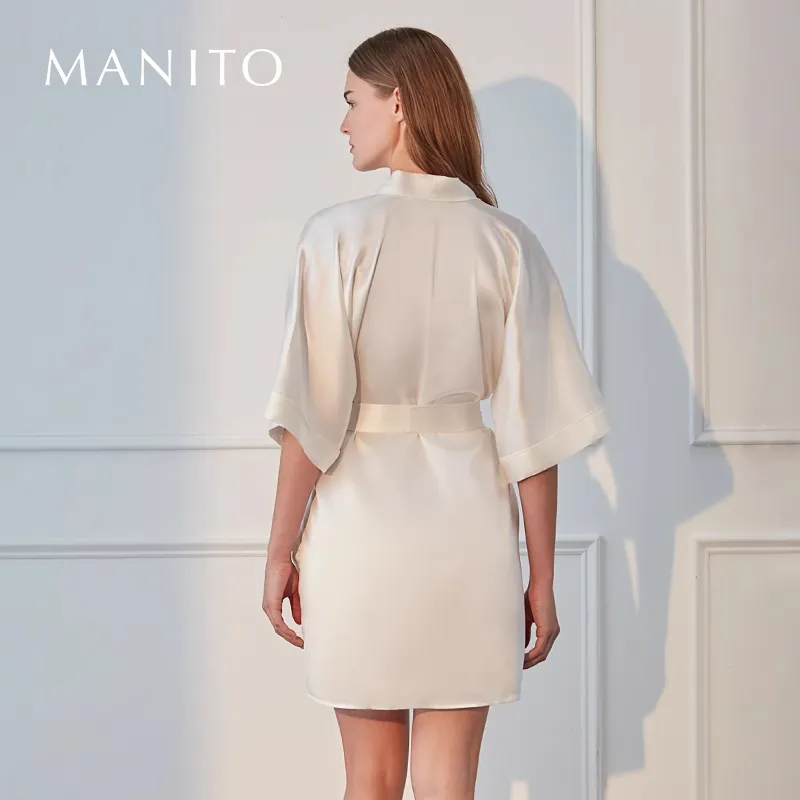MANITO Short Sleep Robe Women's-4