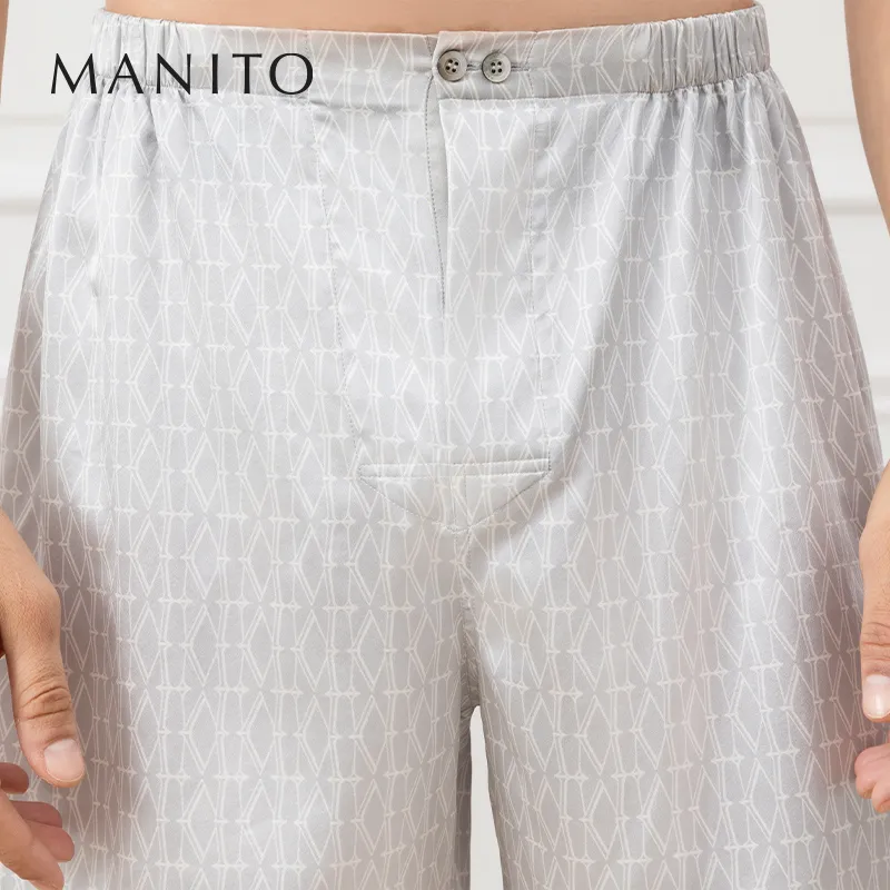 MANITO Men Pajama Pants-4