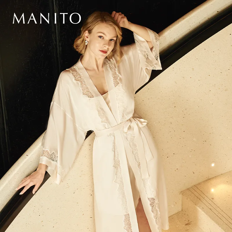 MANITO Women's Bath Robes-8