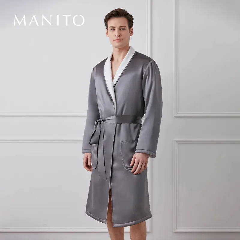 MANITO Men Bath Robes-4