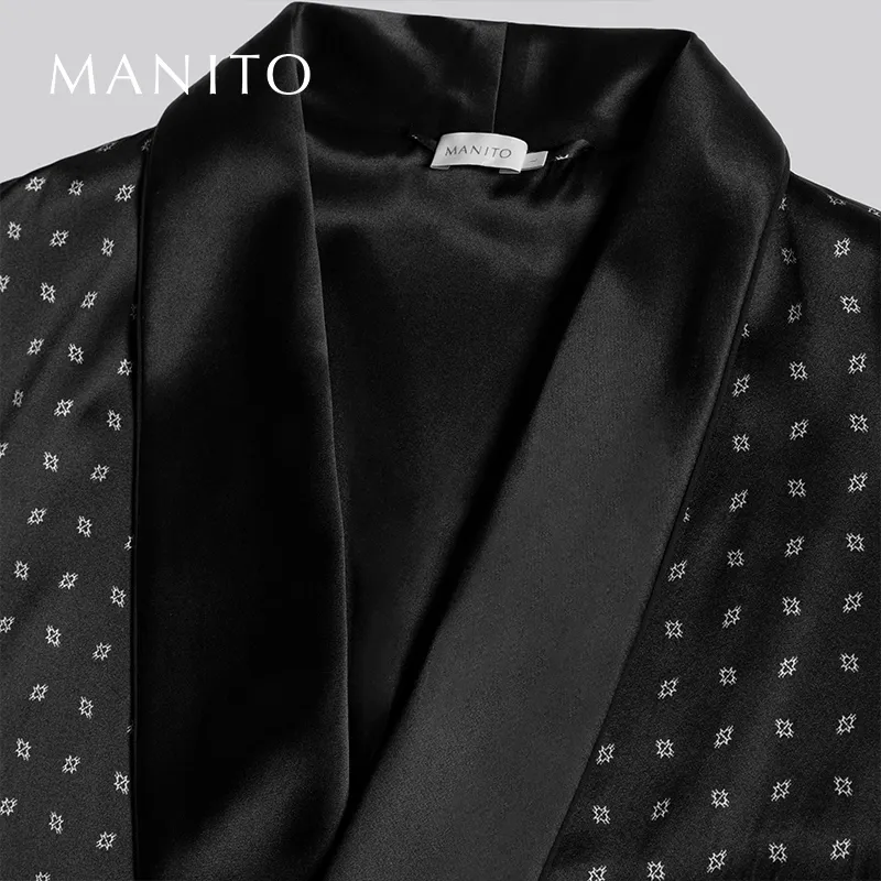 MANITO Men Bath Robes-5