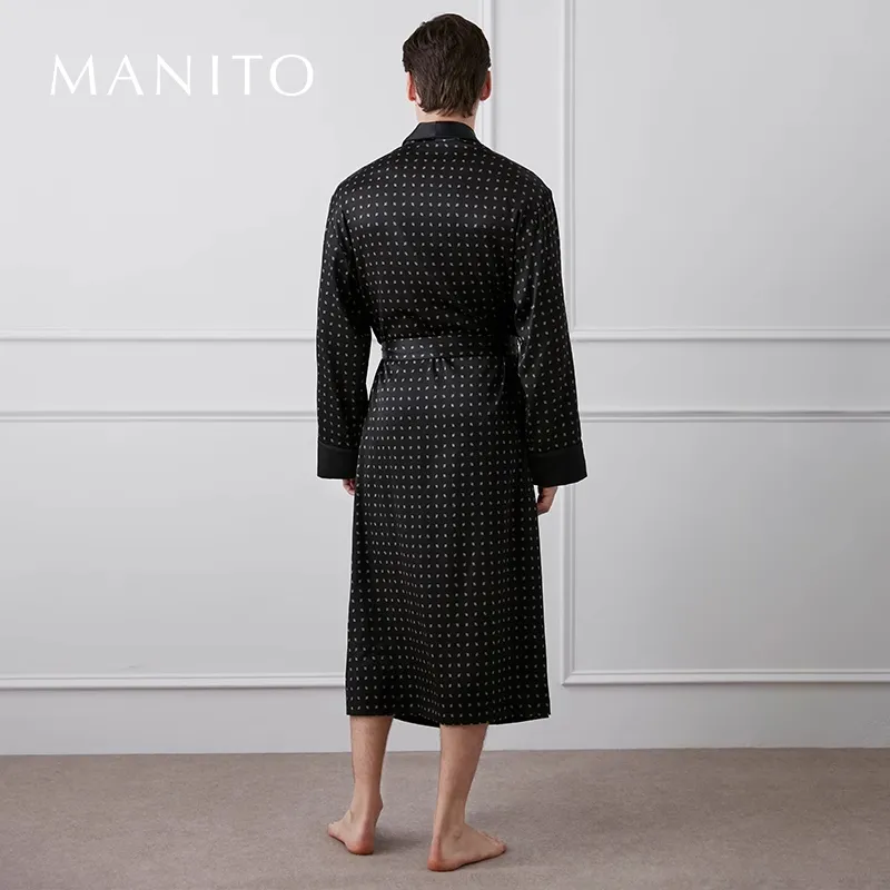MANITO Men Bath Robes-3