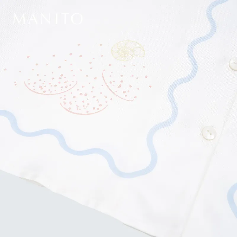 MANITO Pajama Set Women's White-5