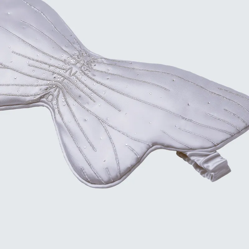 MANITO Sparkling Butterfly Mulberry Silk Eye Masks-7
