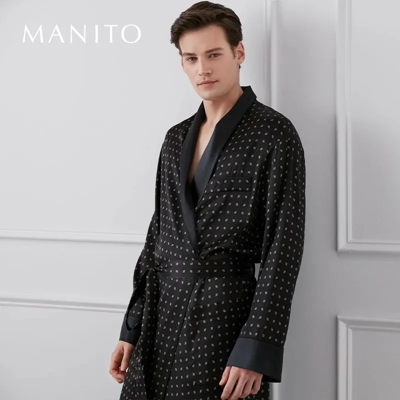 MANITO Men Bath Robes-2